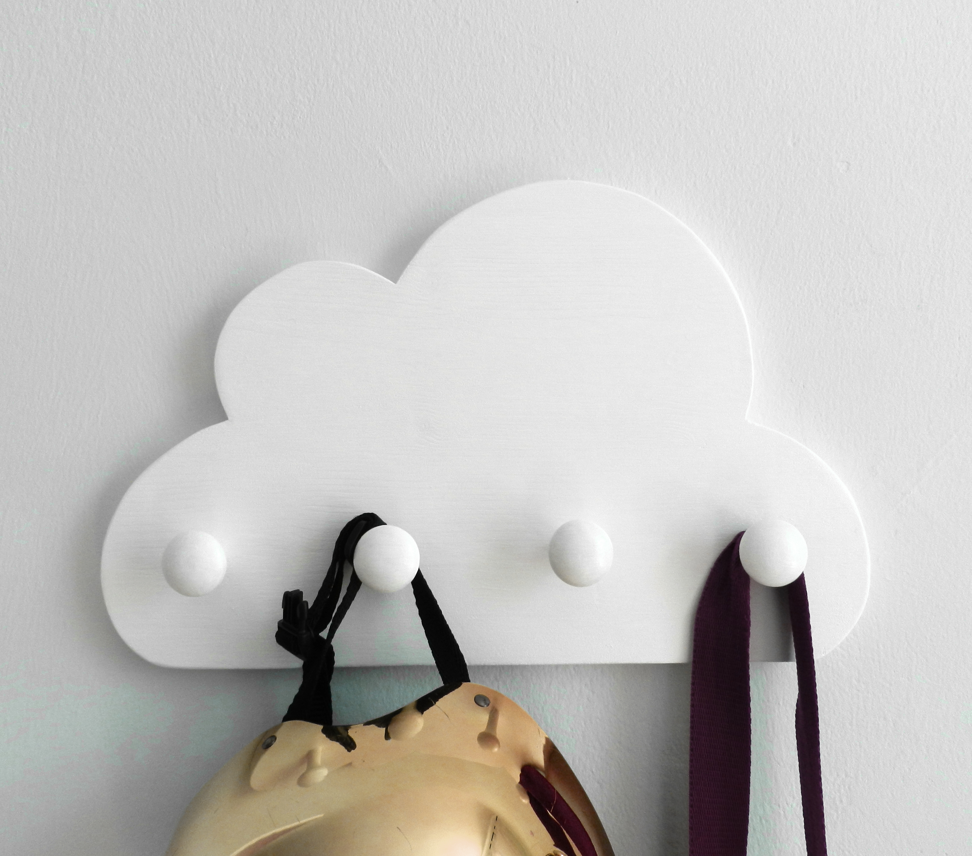 Wolken Garderobe für Kinder