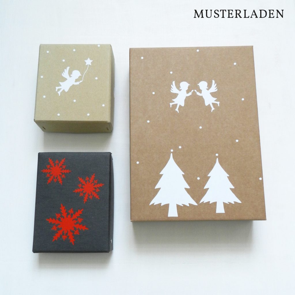 Weihnachtliche Geschenkverpackung Musterladen