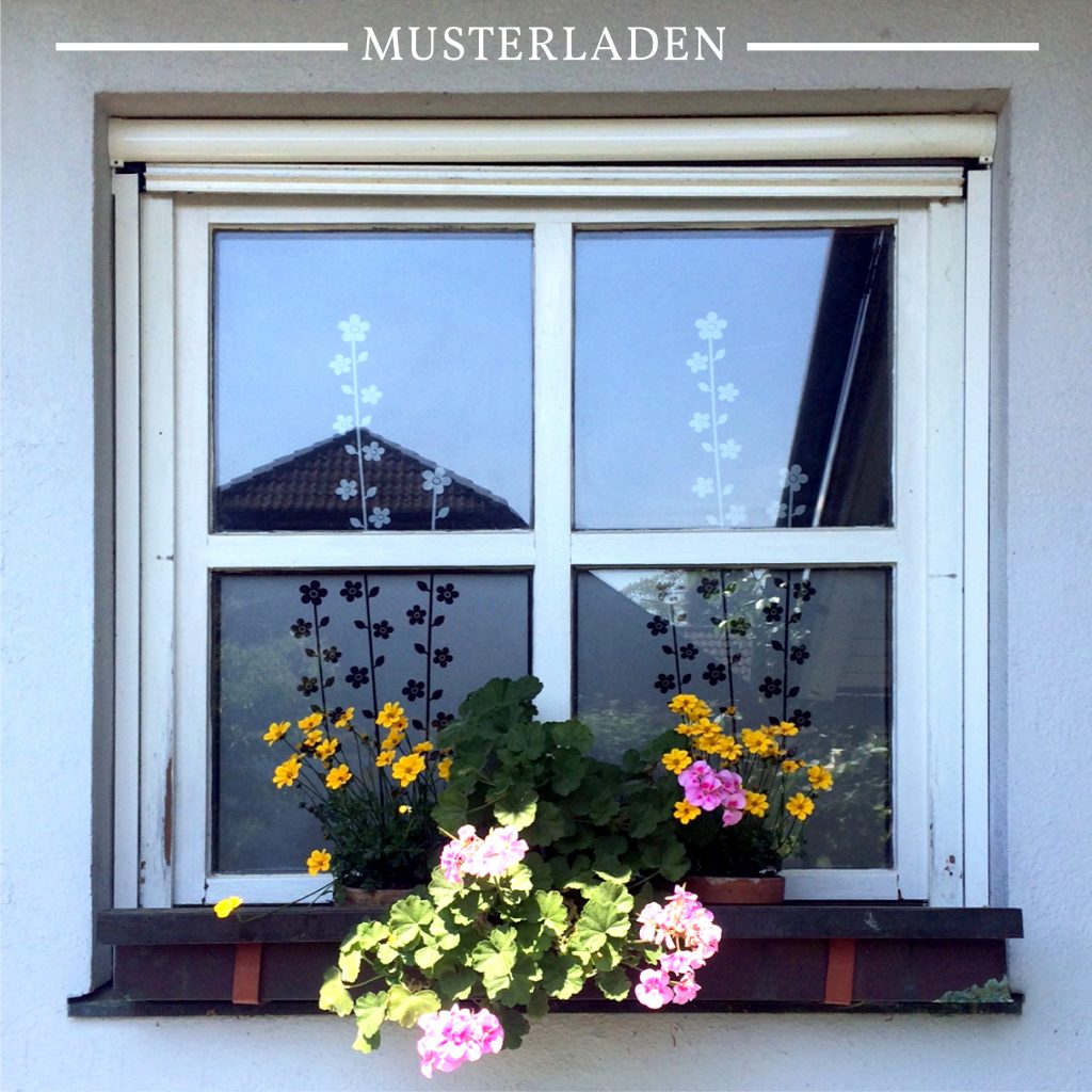 Sichtschutz für Fenster mit Folien - Musterladen