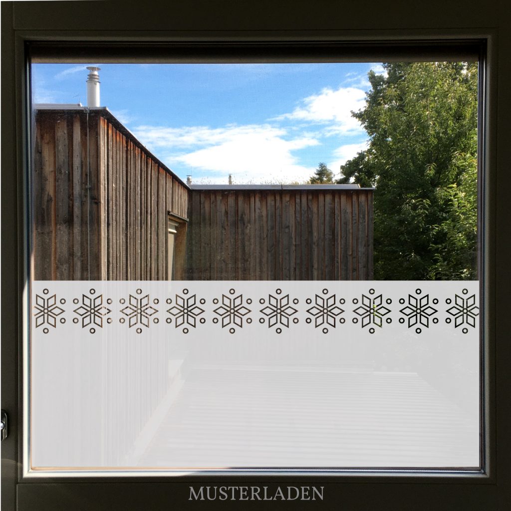 Fensterfolien Motive aus Glasdekorfolie geometrisch